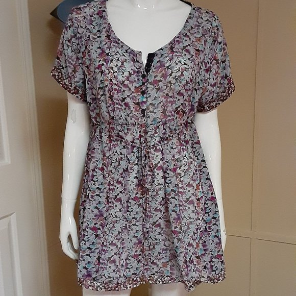 Charlotte Russe Dresses & Skirts - Charlotte Russe Sheer Tunic/Dress